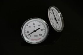 analog bimetal clock
