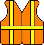 Picture of reflective security vest