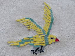 crafts out of paper in the shape of a bird