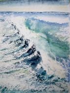 sea drawing