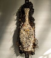 vase from shells as a work of art