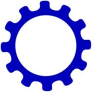 Icon of blue wheel