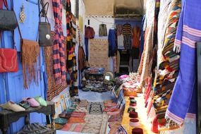 traditional crafts for sale, morocco, chefchaouen