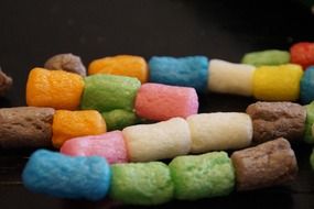 Colorful children's beads