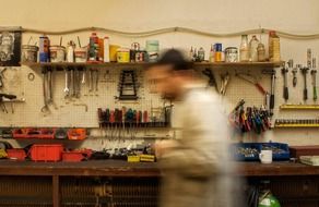 man in a workshop