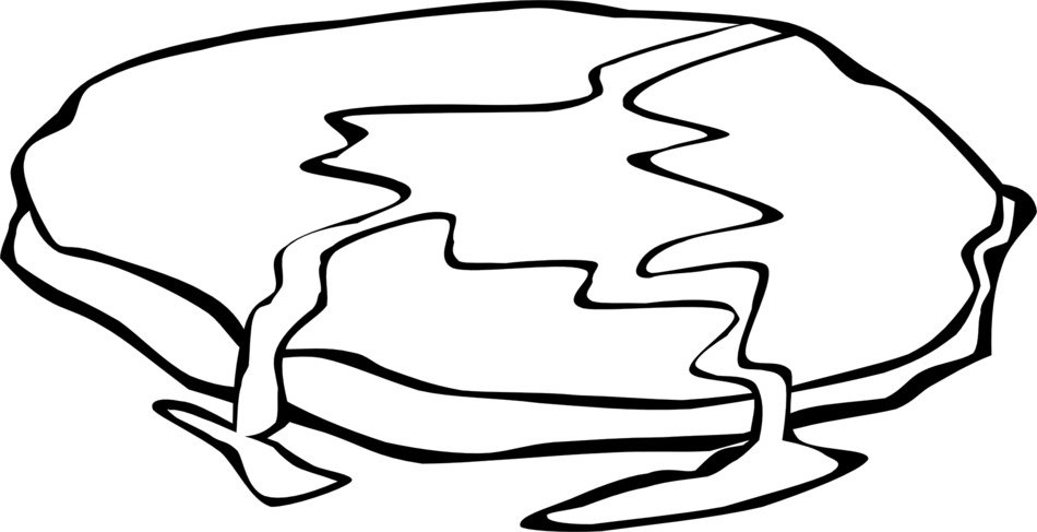 pancake black and white drawing
