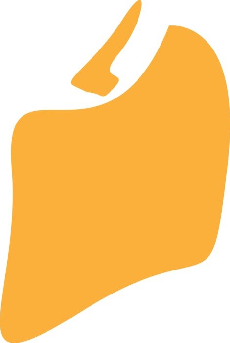 yellow abstract apple