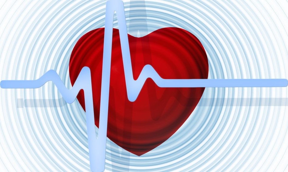 healthy pulse on a colorful illustration