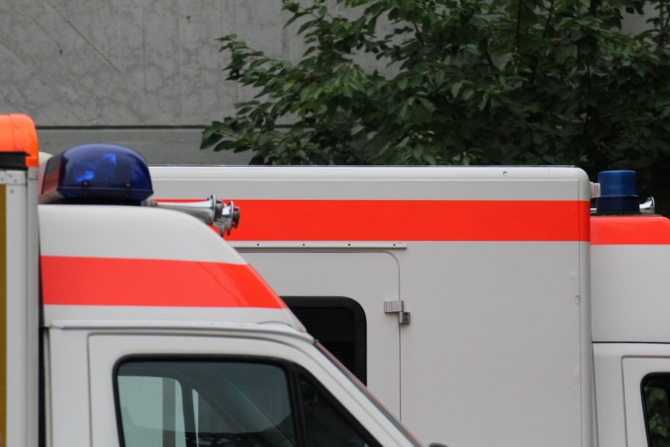Photo of ambulances