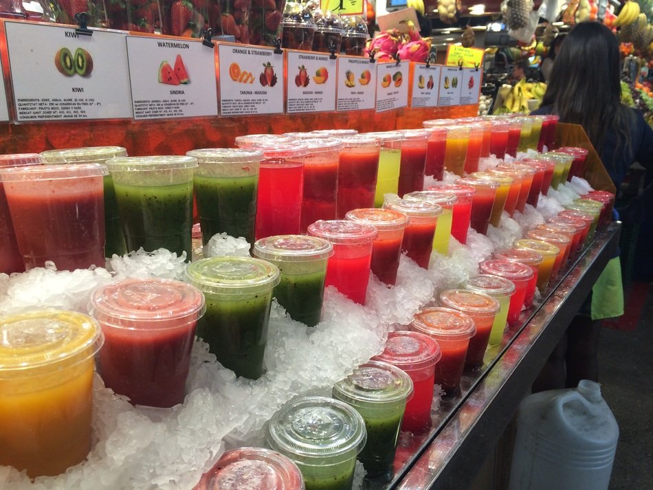 vitamin juices on the market in barcelona