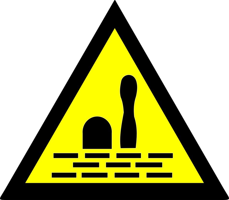 sign - danger of flooding