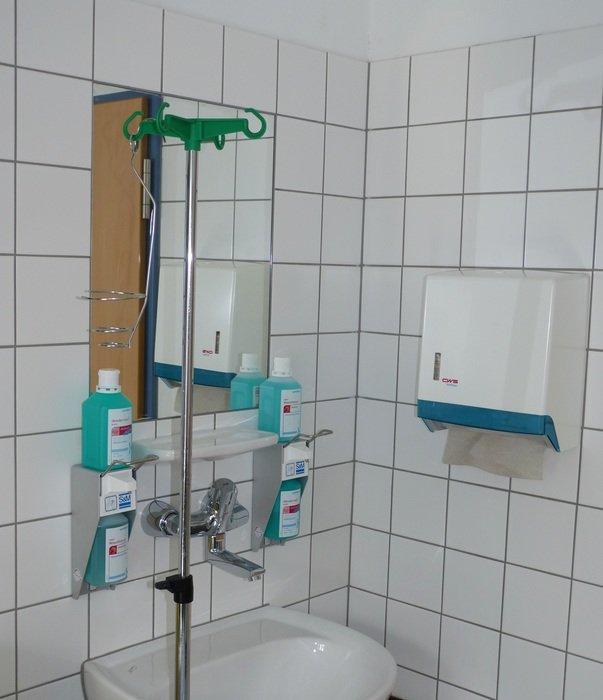 space for disinfection in hospital