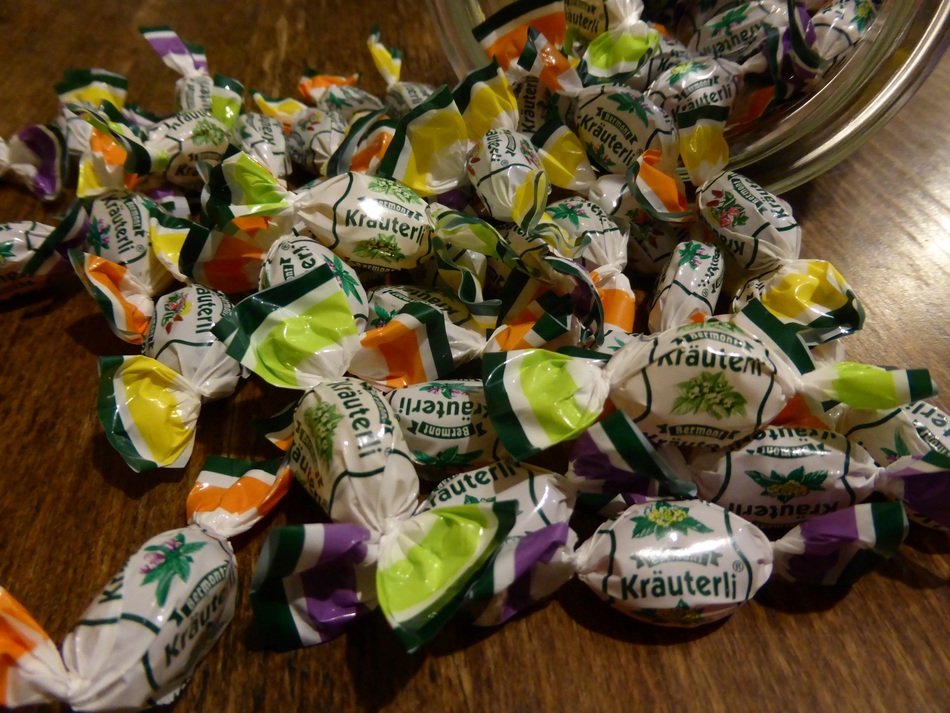 A lot of sweets in wraps