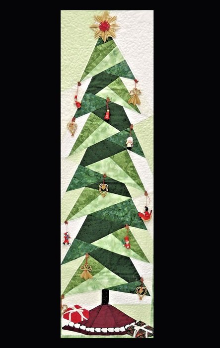christmas tree craft card drawing