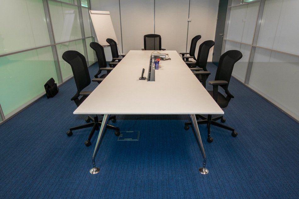 Big desk in the office