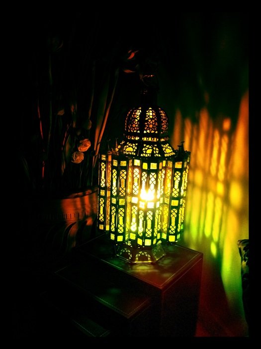 beautiful night light in Morocco