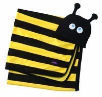 photo of a baby striped towel