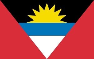Antigua And Barbuda Flag drawing