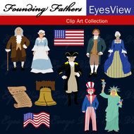 Founding Fathers Clip Art N3