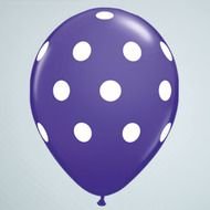 Purple Polka Dot Balloons