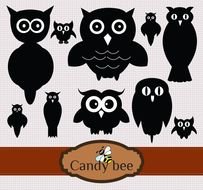 Owl Silhouette Vector