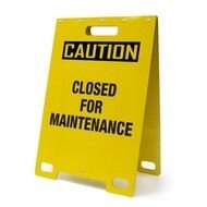 Closed For Repairs Sign