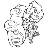 Dora Printable Coloring Pages N3