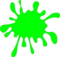 Blue Paint Splatter Clip Art N32