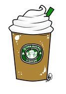 drawn Starbucks cup