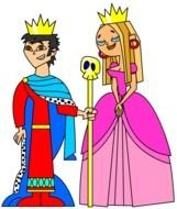 Valentine King And Queen Clip Art drawing