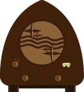Vintage Radio Clip Art N2