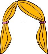 Blonde Hair Clip Art N8