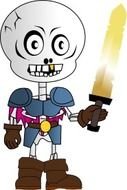 Peileppe Skeleton Chibisvg