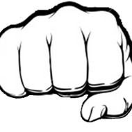 drawn fist
