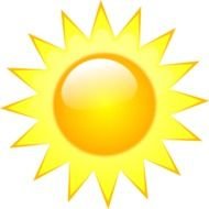 Sunny Weather Clip Art N21