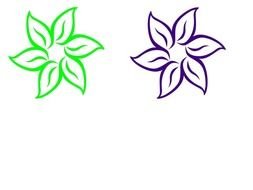 Lime Green Flower Clip Art N11