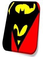 Logo of Batman and Superman clipart