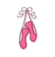 Pink Ballet Shoes Clip Art