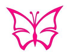 Butterfly Outline Tattoo drawing
