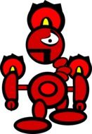 Cartoon Robot drawing