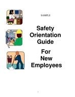 New Employee Orientation guide, drawing