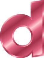 Letter D Clip Art N41