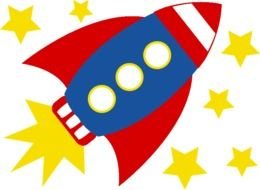 Rocket Ship Drawing N5