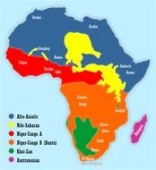 Africa Language Map