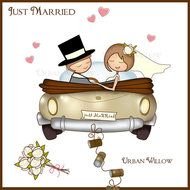 Just Married Clip Art N17