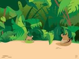 Cartoon Jungle Clip Art Free