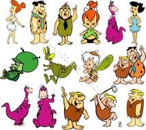 flintstones characters names with pictures