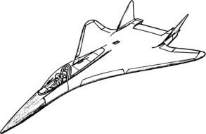 Jet Plane as a picture for clipart