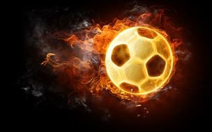 Cool Soccer Balls On Fire N2