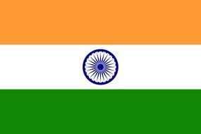 Clipart of India Flag